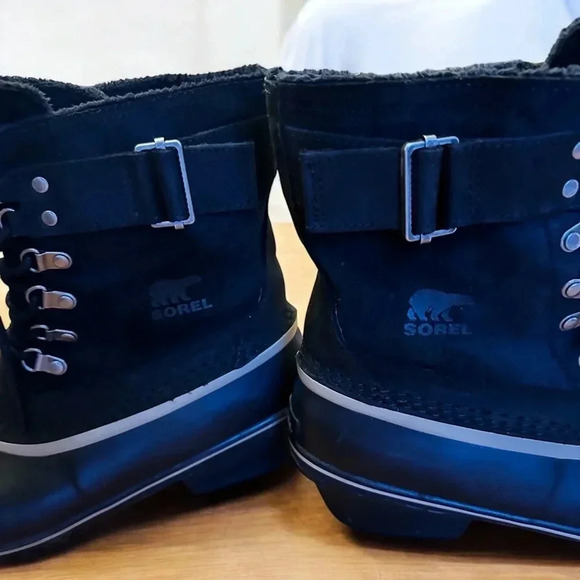 Sorel Winter Ankle Fancy Lace  Boots Sz 10 - Picture 10 of 10